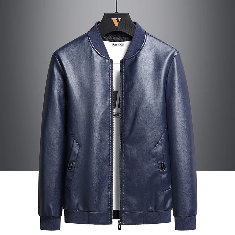The Akshan Leather Fall Jacket