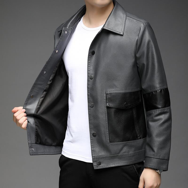 The Hawke Leather Lapel Jacket