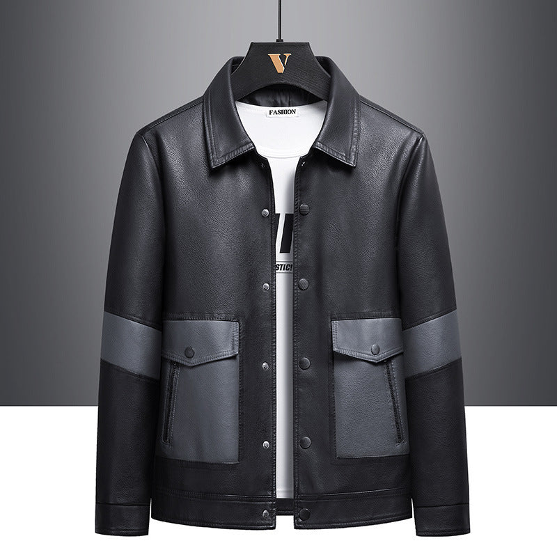 The Hawke Leather Lapel Jacket