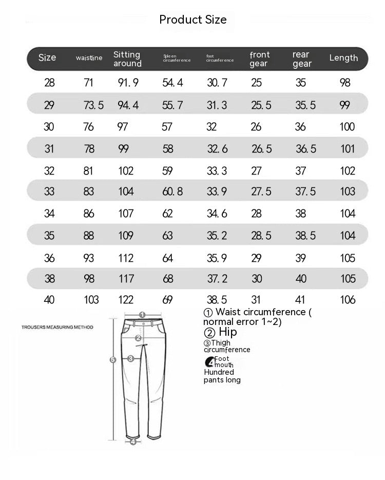 Spring Pencil Pants Slim Outdoor Casual Jeans