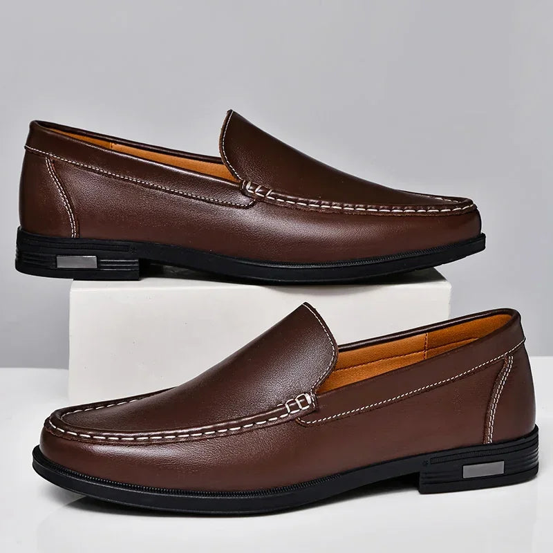 Quillon Genuine Leather Loafers