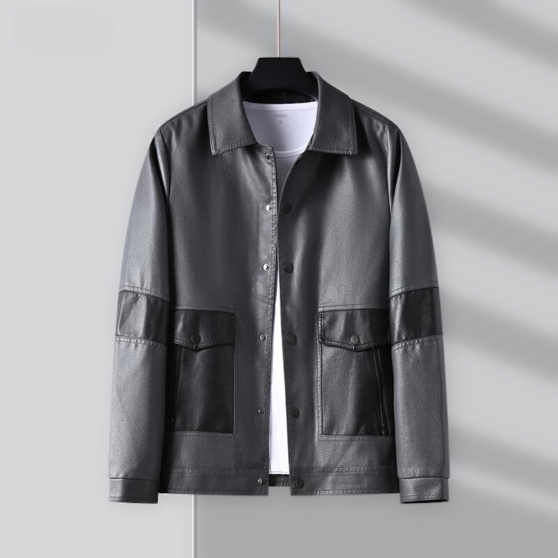 The Hawke Leather Lapel Jacket