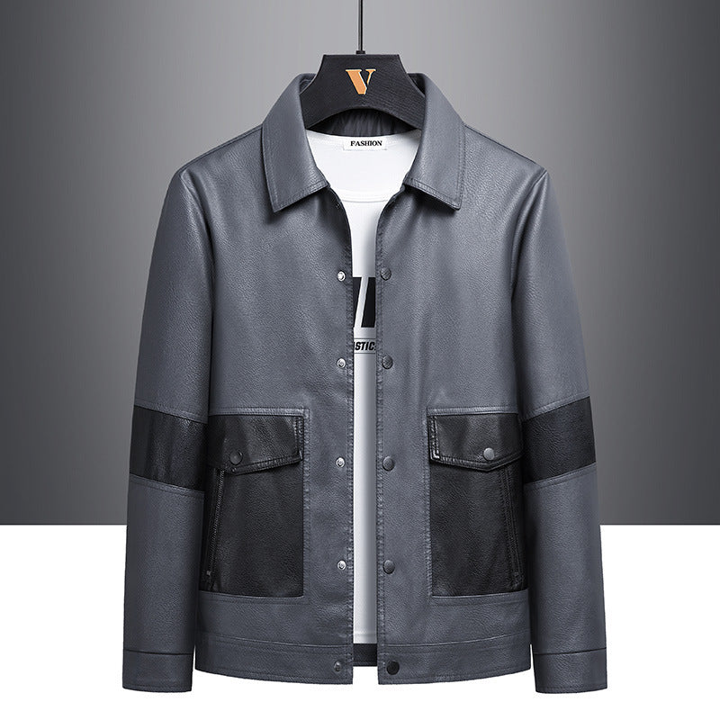 The Hawke Leather Lapel Jacket
